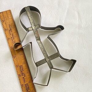 Primitive Large Tin Soldered Gingerbread Man Cookie Cutter